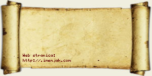 Georgina Vukomanović vizit kartica